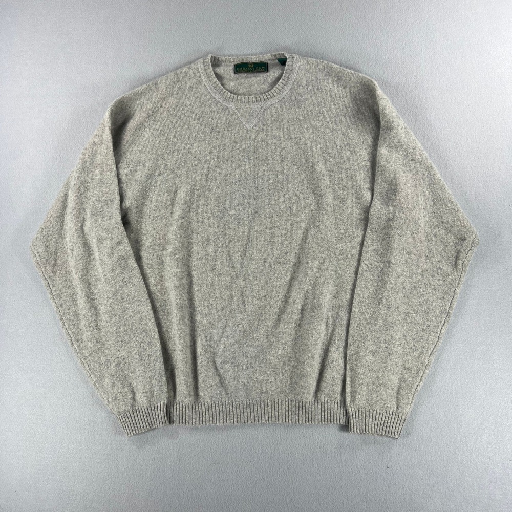 Vintage Y2K Embassy Row Two Ply 100% Cashmere Pullover Mens Size XL